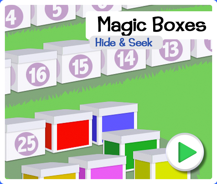 Hide-n-Seek Magic Boxes Game